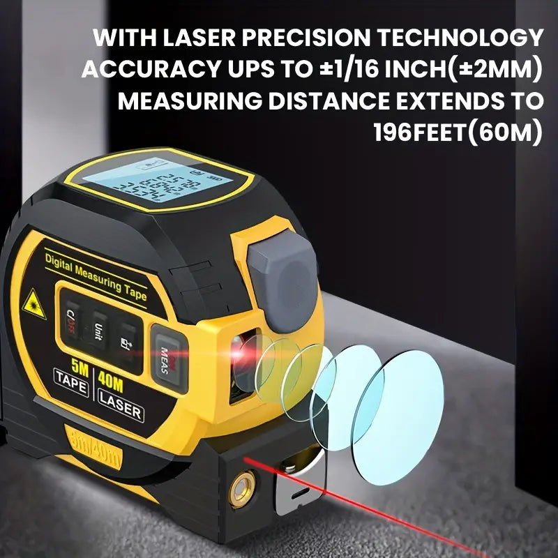 Digital Multipurpose Laser Measure Tape ( BUY 1 GET 1 FREE )