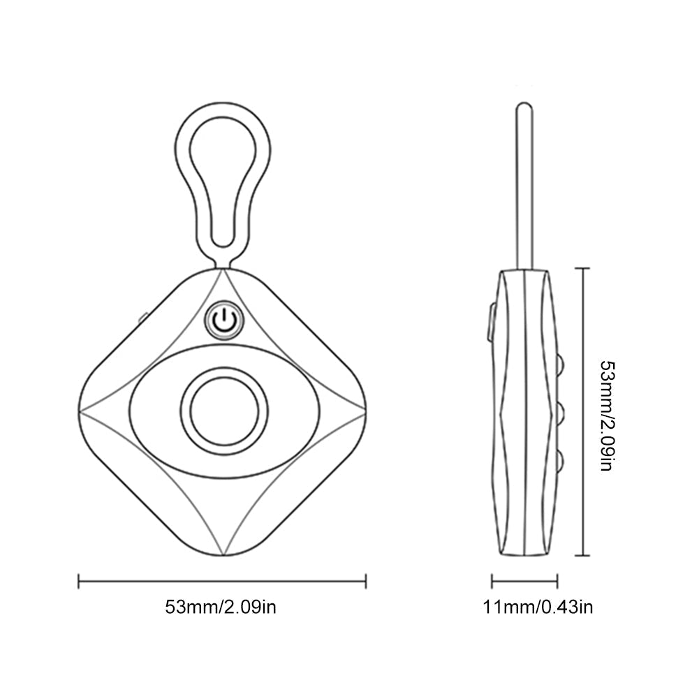 Anti Spy Hidden Camera Detector With Keychain