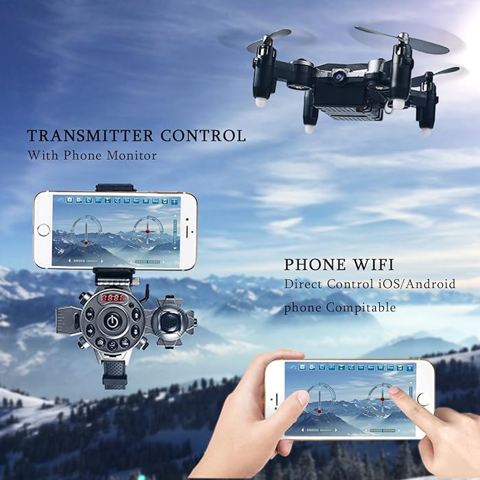 DH-800 Watch Control Wifi FPV RC Selfie Drone