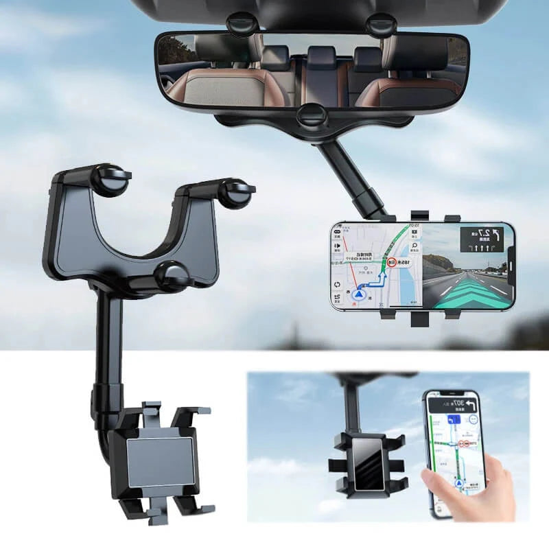 Car Phone Holder (360° Rotating & Retractable) - 50% OFF