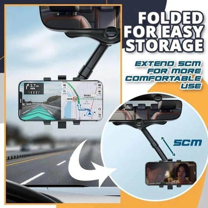 Car Phone Holder (360° Rotating & Retractable) - 50% OFF