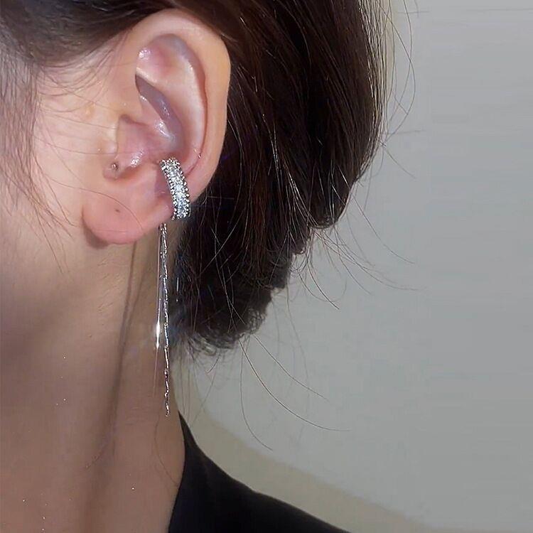 Crystal Tassel Ear Cuff-Set of 2