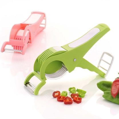 2 in 1 Vegetable Cutter with Peeler