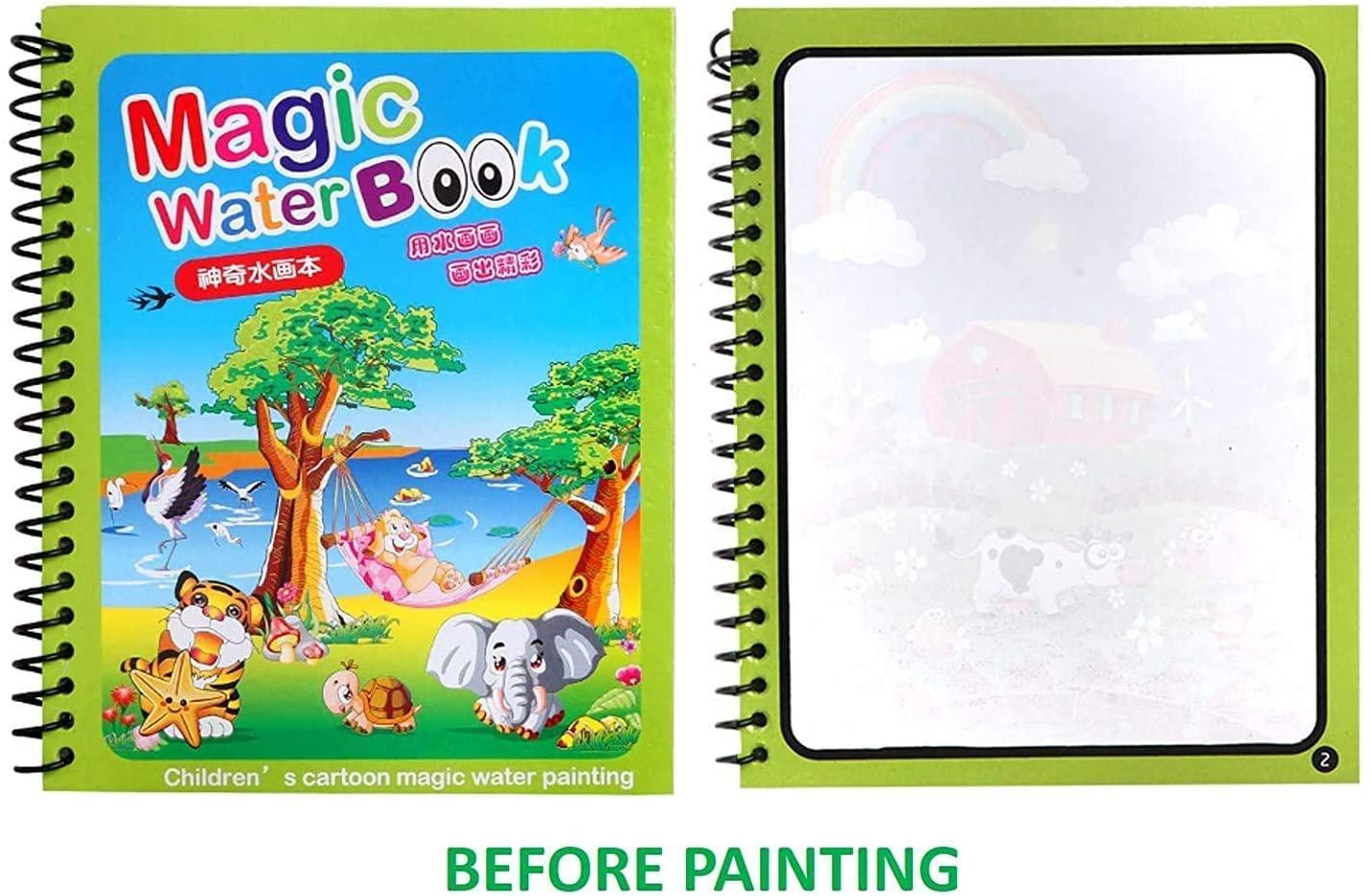 REUSABLE Magical Water Painting Book 🎨(Set of 4)