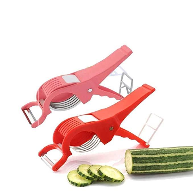 2 in 1 Vegetable Cutter with Peeler