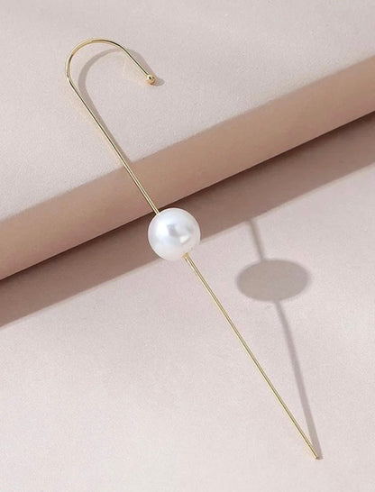 Single Pearl Earcuff