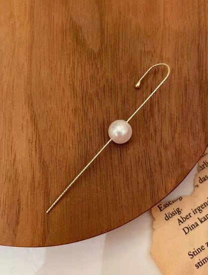 Single Pearl Earcuff