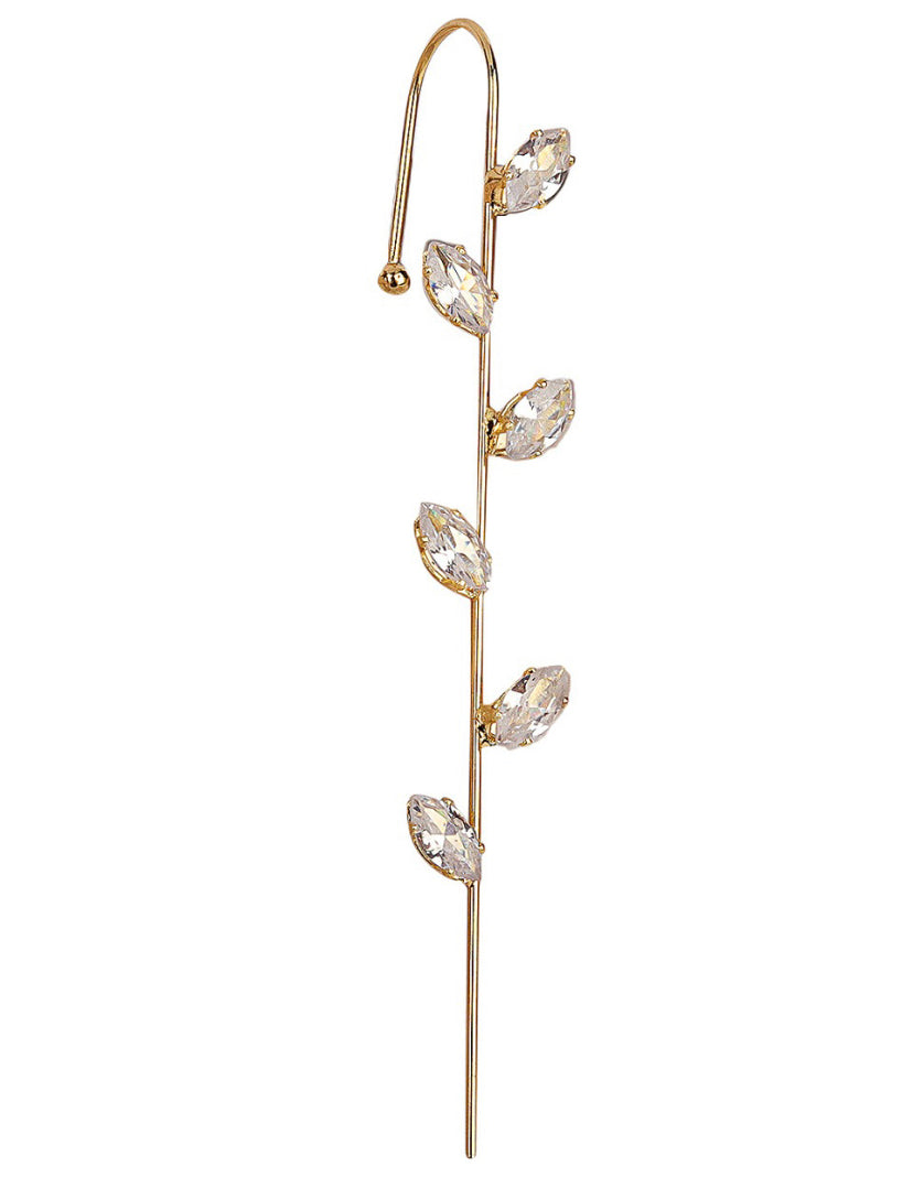 Elegant Leaf Petal Earcuff