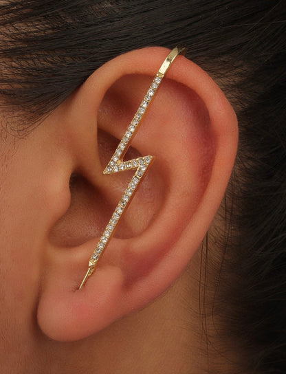 Elegant Diamond Studded Earcuff