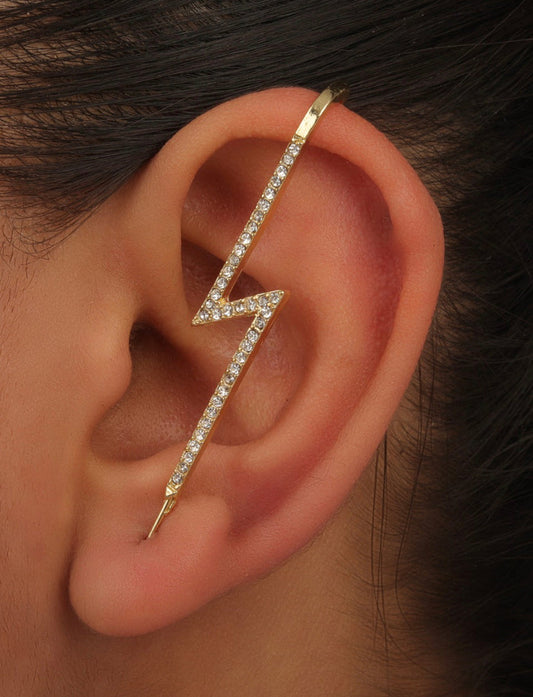 Elegant Diamond Studded Earcuff