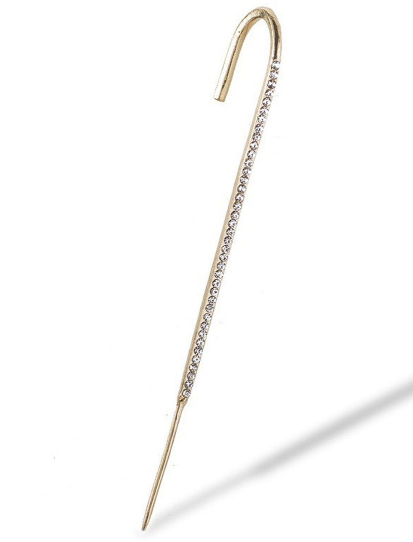 Pretty Diamond Straight Line Ear cuff